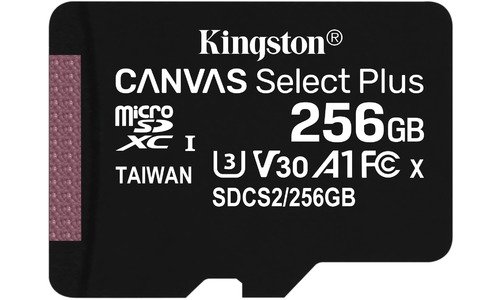 Kingston Canvas Select Plus MicroSDXC UHS-I 256GB