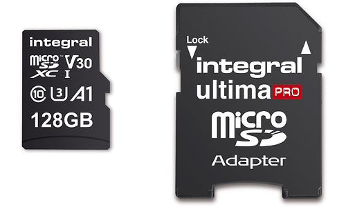 Integral UltimaPro MicroSDXC UHS-I U3 V30 128GB + Adapter