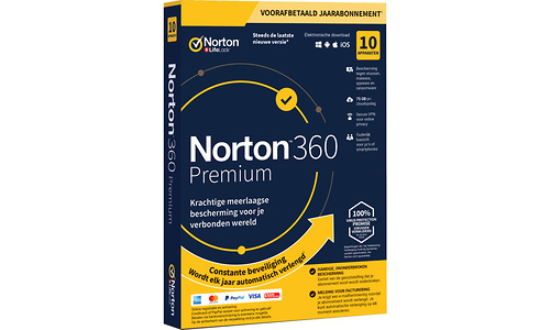 Symantec Norton 360 Premium 1-year 10-devices