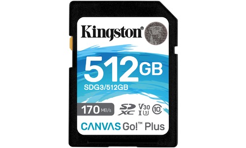 Kingston Canvas Go! Plus SDXC UHS-I U3 512GB