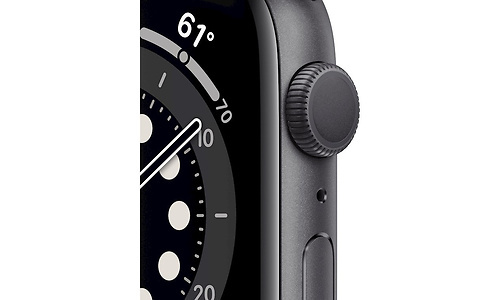 Apple Watch 6 Series 44mm Space Grey Sport Band Black