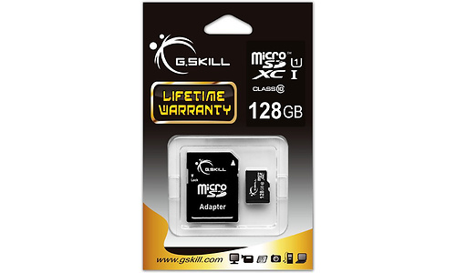 G.Skill MicroSDXC UHS-I 128GB + Adapter