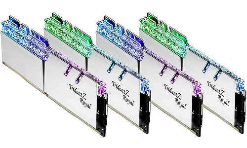 G.Skill TridentZ Royal RGB Silver 128GB DDR4-4000 CL18 quad kit