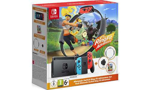 Nintendo Switch Red/Blue + Ring Fit Adventure