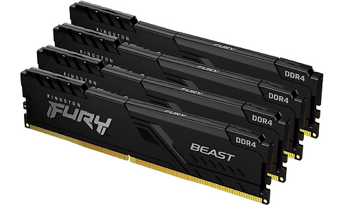 Kingston Fury Beast Black 64GB DDR4-3200 CL16 1Gx8 quad kit