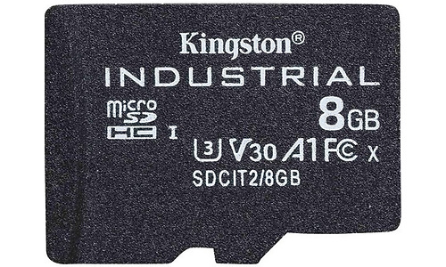Kingston Industrial MicroSDHC Class 10 A1 8GB + Adapter