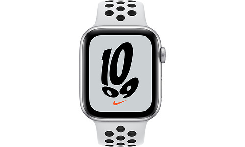 Apple Watch Nike SE 44mm Silver Sport Band White