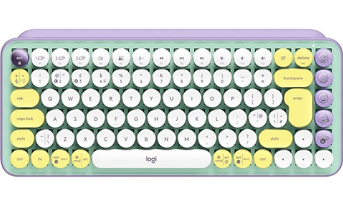 Logitech POP Keys Wireless Mechanical Keyboard With Emoji Daydream Mint (US)