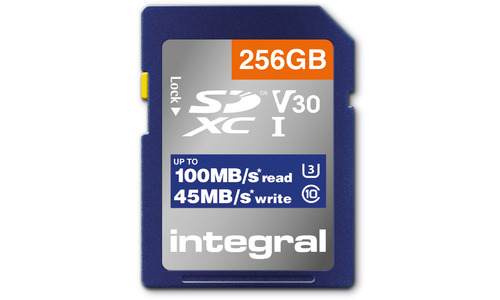 Integral SDXC UHS-I U3 256GB + Adapter