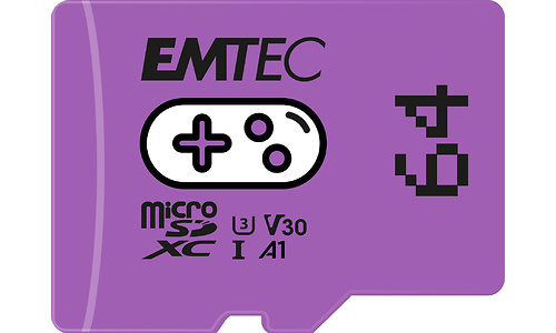 Emtec Purple Gaming MicroSDXC UHS-I U3 64GB