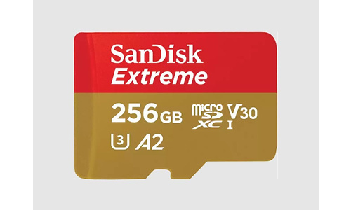 Sandisk Extreme MicroSDXC UHS-I Class 3 256GB