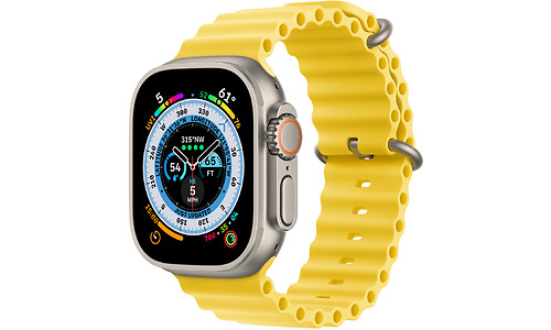 Apple Watch Ultra + Cellular 49mm Titanium Sport Band Yellow Ocean