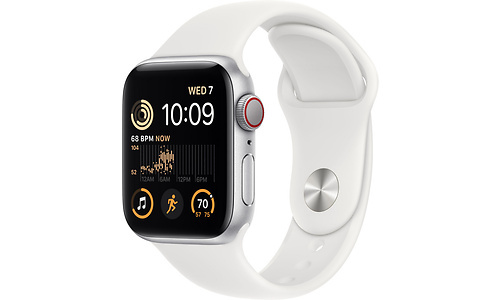 Apple Watch SE (2022), 40mm, GPS + Cellular Beige Sport Band Silver