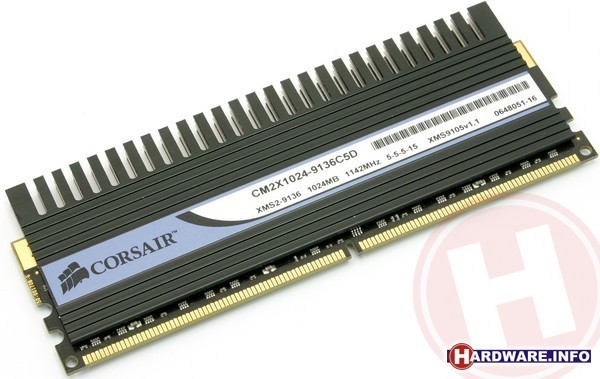 Corsair Twin2X Dominator 2GB DDR2-1150 kit
