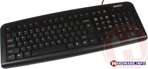 Eminent Keyboard Black USB PS/2