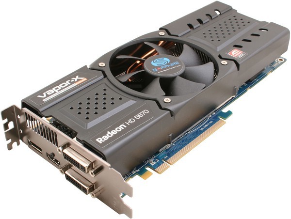 Sapphire Radeon HD 5870 Vapor-X 1GB (Blue PCB)