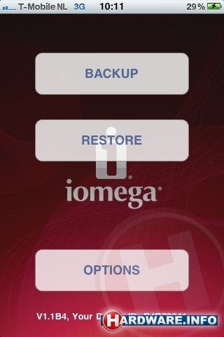 Iomega SuperHero Backup & Charger for iPhone
