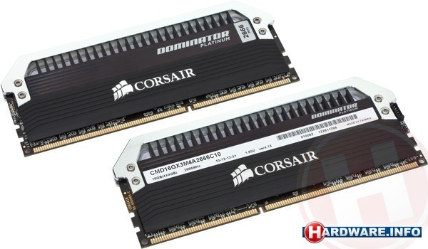Corsair Dominator Platinum 16GB DDR3-2666 CL10 quad kit