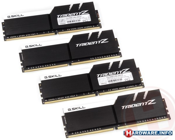 G.Skill Trident Z 32GB DDR4-3200 CL14 Black/White quad kit