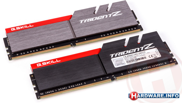 G.Skill Trident Z Silver/Red 16GB DDR4-4000 CL19 kit