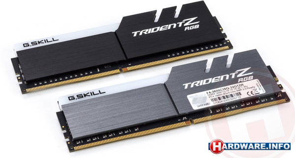 G.Skill Trident Z RGB 32GB DDR4-3600 CL16 quad kit