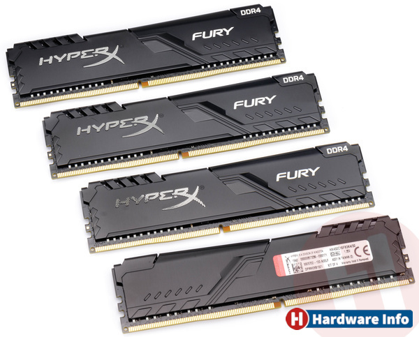Kingston HyperX Fury Black 32GB DDR4-3200 CL16 quad kit